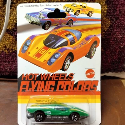 ! 1998 Hot Wheels 30th Anniversary 1975 Flying Colors Large Charge Green - Image 1 of 4
