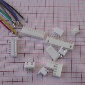 XH 2.5mm connector plug 2-12 Pin PCB header, housing, crimps, plug, socket, wire - Picture 1 of 38