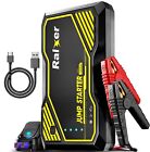 RALXER 1000A Peak Portable Car Jump Starter Up to 7.0L Gas or 5.5L Diesel Eng...