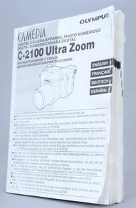 Olympus Camedia C-2100 Ultra Zoom - Mode d'emploi (Réf#M-009) - Photo 1 sur 2
