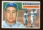 1956 Topps Baseball Card #150 Duke Snider NLC Brooklyn Dodgers VGEX+