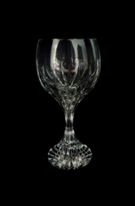 💥 BACCARAT Signed Cut Clear Crystal ☆ MASSENA Pattern ☆ 7" WATER GOBLET Glass - Picture 1 of 4
