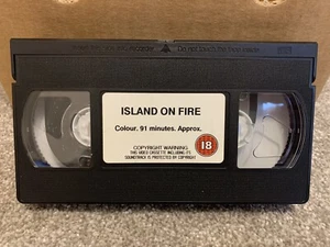 Jackie Chan Vhs Island On Fire 1995 Martial Arts Samo Hung - Picture 1 of 1