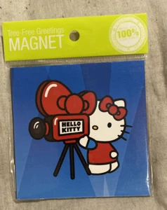 Hello Kitty Sanrio Co. Kühlschrank Auto Magnet 3-1/2"" x 3-1/2"" * Filmregisseur - Bild 1 von 7