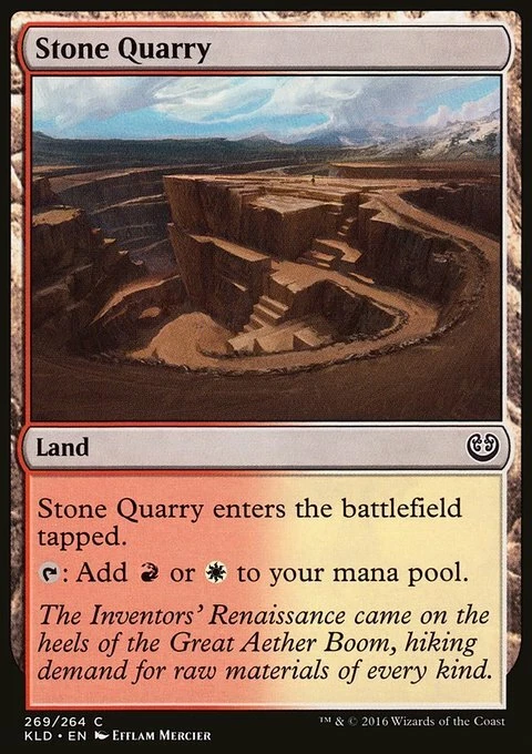 Magic The Gathering Magic The Gathering Stone Quarry (269) Kaladesh LP Foto 1 de 1