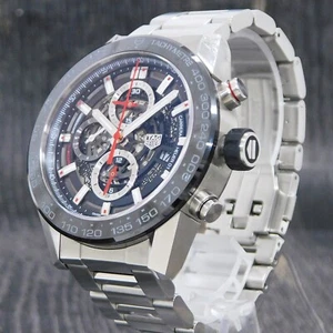 Reloj automático para hombre TAG Heuer CARRERA HEUER01 S. acero CAR2A1W.BA0703 #W579 Rise-on - Imagen 1 de 15