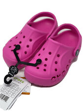 Crocs Baya  Clog Girls size 10 Neon Pink NEW