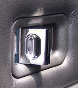 Perillas de cerradura de puerta de aluminio cromadas para billete Hummer H2 (juego de 4) hechas en EE. UU. - Imagen 1 de 1