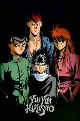 NEW YU YU HAKUSHO ANIME POSTER PREMIUM WALL ART PRINT SIZE A5-A1 - Image 1 of 4