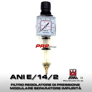 Ani E/14/2 Filtro Regolatore Di Pressione Modulare Separatore Impurità Condensa - Imagen 1 de 5