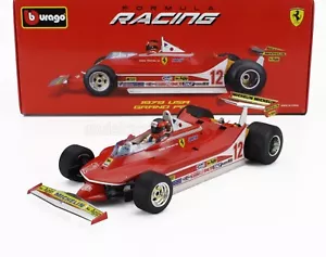 FERRARI F1 312T4 WINNER GP USA 1979 VILLENEUVE 1:18 BURAGO 18-16814-18-01546 - Foto 1 di 6