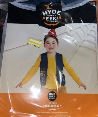 Малыш Hyde & EEK! Boutique GNOME Хэллоуин костюм набор один размер подходит большинство новый с Ярлыками - Изображение 1 из 3