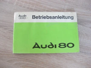 07* Audi 80 (Typ 82): Betriebsanleitung, Bedienungsanleitung, 01/77 - Bild 1 von 7