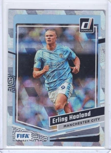 2023-24 Panini Donruss Soccer Erling Haaland SILVER CUBIC #89 Manchester City - Picture 1 of 2