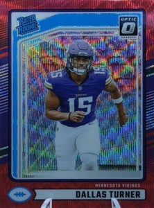 2024 Donruss Optic Rated Rookies Preview Holo#331 Dallas Turner Red Pandora - Picture 1 of 2