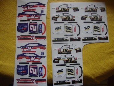 #2 trump dodge challenger #18  kyle busch camry   1/64th peel & stick  DECAL  - Image 1 of 3