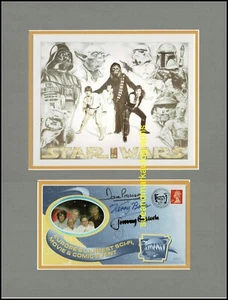 Star Wars Trio D Prowse K Baker J Bulloch Autógrafo Firmado UACC RD 96 - Imagen 1 de 1