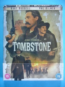 Tombstone Limited Edition 4K UHD & Blu-Ray Steelbook New Sealed *IN STOCK* - Imagen 1 de 5