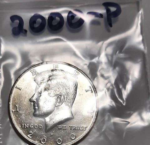2000-P Kennedy Half Dollar Cover