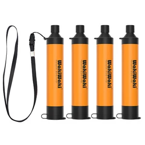 4x Personal Water Filter Straw with Carrying Case 1500L 4-Stage Filtration,0.1μm - Picture 1 of 16