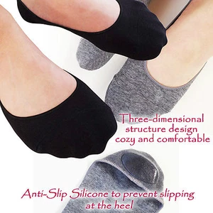 6 * Socken knöcheltief geschnitten unsichtbar Baumwolle rutschfest Strumpfwaren lässig einfarbig 10-13 - Bild 1 von 6