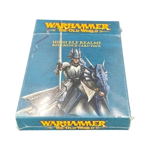 High Elf Realms Reference Card Pack Sealed Warhammer Old World - Picture 1 of 5