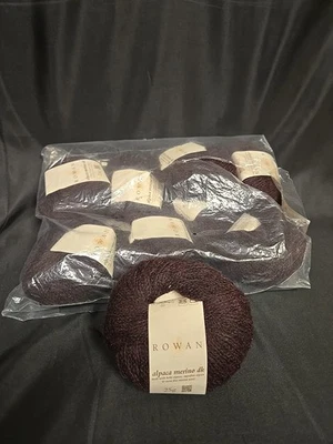 New Lot Of 9 Balls Rowan Alpaca Merino DK Yarn Stamford 25g/115yd - Image 1 of 4