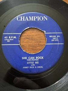 Little Ike 45 She Can Rock Am I Losing You 7” Soul R&B Funk Champion Vinyl VG - Picture 1 of 4