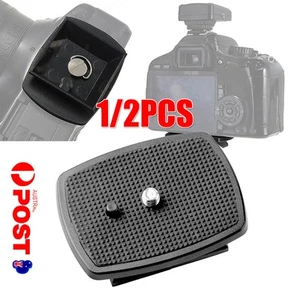 43*43mm Tripod Quick Release Plate Screw Adapter Mount Head For DSLR Camera AU B - Picture 1 of 14