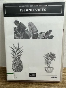 Stampin Up Island Vibes Stamp Set NEW Pineapple Palm - Picture 1 of 4