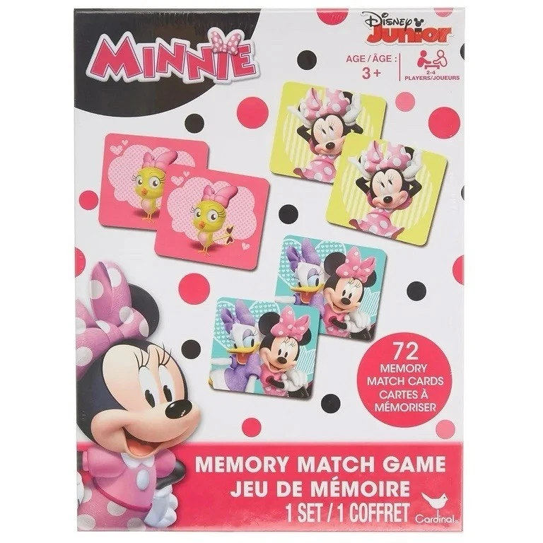 New Disney Minnie Mouse Memory Match Game. Ages 3+ - Image 1 of 1
