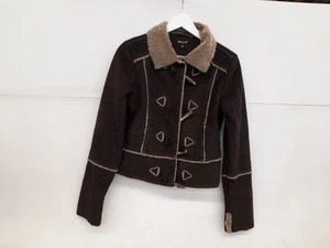 Wet Seal Women's Size L Brown Fleece Lined Coat - Picture 1 of 6