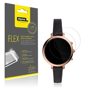 2x Displayschutzfolie für Fossil Monroe HR Schutzfolie Abdeckungen 100% dipos Flex - Bild 1 von 7