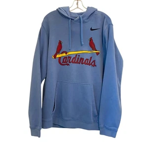 Nike Cooperstown Collection St Louis Cardinals Hoodie XL Men Baseball Light Blue - Picture 1 of 15