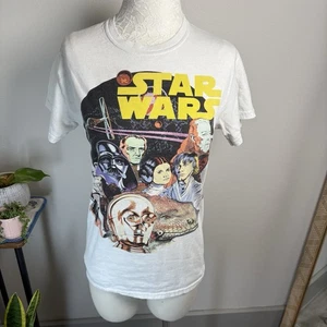 Camiseta Star Wars Unisex Pequeña - Blanca Una Nueva Esperanza Skywalker Darth Vader - Imagen 1 de 11