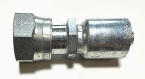 Parker Hydraulic Fitting 3/4" Female Seal-Lok to 1/2" Straight Swivel 1JS43-12-8 - Picture 1 of 3