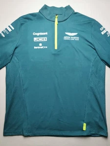 ASTON MARTIN F1 TEAM Herren Gr. XL 2023 Team Issue 1/4 Zip Sweatshirt (sehr guter Zustand) grün - Bild 1 von 24