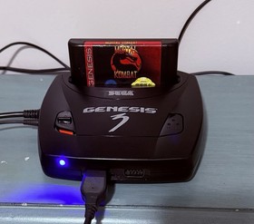 SEGA Genesis Model 3 W Custom LED Mod Bundle - Awesome!