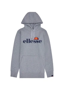 Ellesse Mens Hoodie SL Gottero Hoodie Grey Marl - Picture 1 of 14