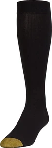 GOLDTOE Calze Uomo Lieve Compressione Sopra il Polpaccio, Large, Nero (1 Paio)  - Foto 1 di 1