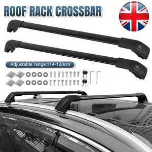 Car Cross Bar Roof Rack Luggage Cargo Carrier Anti Theft For VOLVO XC60 2008-17 - Picture 1 of 14