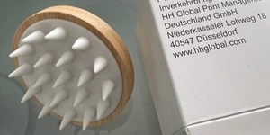 Kopfhaut Massagebürste Scalp Massager Silikon Shampoo Bürste Kopfhautmassage Kop - Bild 1 von 3
