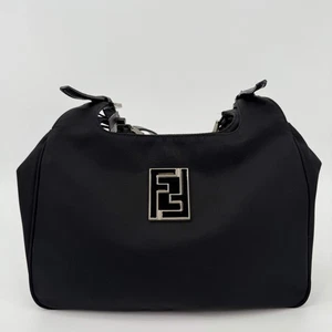 FENDI Handtasche schwarz Nylon - Bild 1 von 11