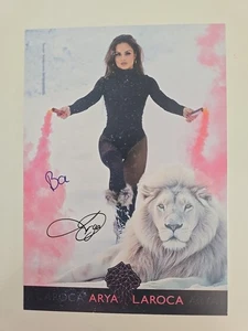 ARYA LAROCA Autogramm Autograph Signiert Signed Original Autogrammkarte Model  - Bild 1 von 1