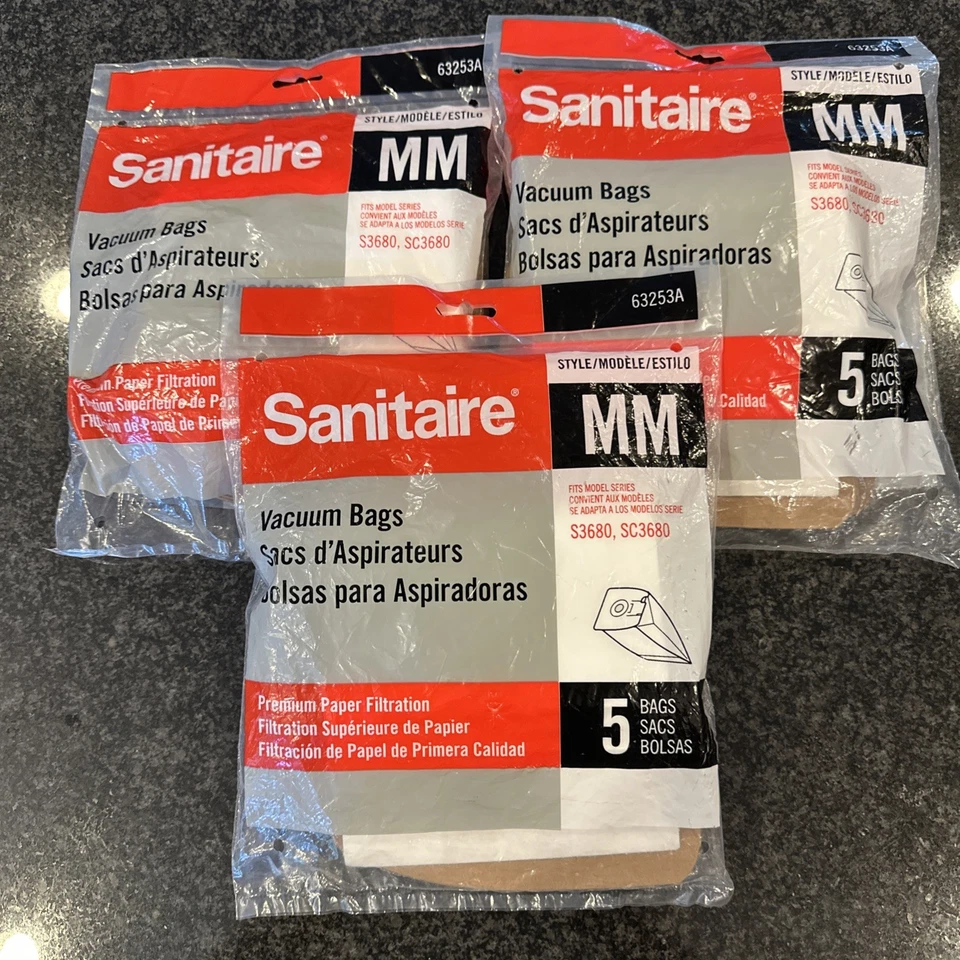 Sanitaire Style Mm Allergen Vacuum Bags F/s3680 63253a10 Eur63253a10