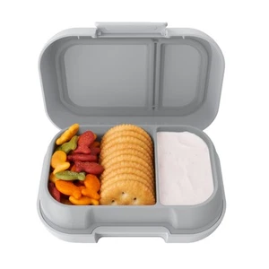 Kids Snack - 2 Compartment Leak-Proof Bento Box Container for Snacks and Smal... - Picture 1 of 8