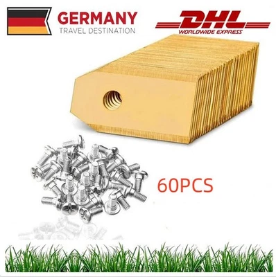 60x Titan Ersatz Messer Klingen für Husqvarna Automower Gardena Mähroboter DE & - Bild 1 von 4