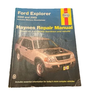 Haynes 36025 Repair Manual Ford Explorer and Mercury Mountaineer 2002 and 2003 - Foto 1 di 3