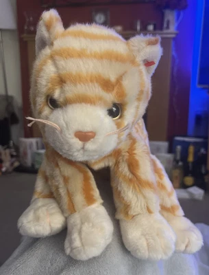 VGC Retired Ty Beanie Buddies Plush Amber the Ginger Cat Immaculate Condition - Image 1 of 4