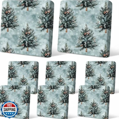 Fundas de cojín de Navidad Tingjoo 8 piezas para patio elástico exterior Foto 1 de 4